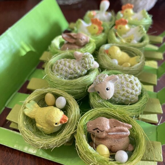 Tchibo 10 Hand-Painted Decorative Clips For Crafting - NIB - Picture 4 of 6